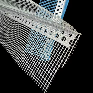 Profilo Angolare Moderno Zincato e <span class=keywords><strong>in</strong></span> Plastica/Vinile Resistente agli Urti con Protezione a Rete per Cartongesso - Materiale Edile - Product Image 3