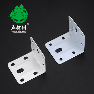 Support d'angle Wukeshu 5x5 en acier laminé à froid, revêtement poudré, pour fixation de meubles et armoires - Product Image 5