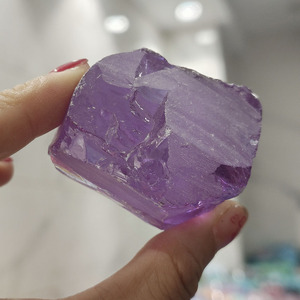 Synthetic CZ Rough Uncut Gemstone Color <b>Change</b> Cubic Zirconia Raw Material For Making Jewelry - Product Image 1