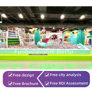 Bettaplay Tùy Chỉnh Trẻ Em Của Thương Mại Trong Nhà Mềm Sân Chơi Với Trampoline Tương Tác Ánh Sáng <span class=keywords><strong>Slide</strong></span> Bóng Hồ Bơi - Product Image 5