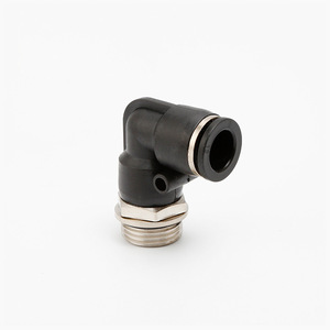 Conector Neumático de Codo Pl8 G06 de Plástico de Conexión Rápida con Anillo de Sellado para Manguera de Aire - Product Image 2