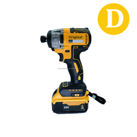 Kit combiné d'outils électriques sans fil 20V sans balais 7 pièces avec clé à chocs et perceuse pour travaux de construction intensifs