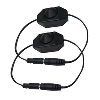 Variateur de lumière LED monochrome en ligne avec bouton rotatif 12V/24V 3A