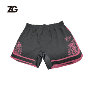 3D in tùy chỉnh MMA quần short chất lượng cao đấm bốc quần short chiến đấu hai tầng quần short - Product Image 3