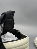 Chaussures de sport montantes noires plates de luxe pour hommes et femmes, collection 2026