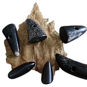 Cierre de Botón Hecho a Mano con Cierre de Gancho de Cuerno de Búfalo Pulido, Ecológico y Natural, para Abrigos, Chaquetas y Accesorios de Moda - Product Image 2