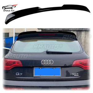 สปอยเลอร์หลังคาท้ายรถยนต์ AUDI SQ7 / Q7 S-LINE MK.1 ปี 2007 ถึง 2015 คุณภาพสูง ผลิตจากพลาสติก ABS สีดำเงา สำหรับติดตั้งเอง - Product Image 1