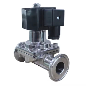 <span class=keywords><strong>COVNA</strong></span> Venda de Encomendas Urgentes Válvula Elétrica Ímã Tri Clamp Aço Inoxidável Food Grade Válvula Solenóide para Leite Laticínios Iogurte - Product Image 6