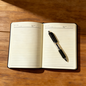 Carnet de <span class=keywords><strong>lecture</strong></span> A5 en cuir rigide personnalisé, vente en gros d'usine - ligné pour les amateurs de livres et la prise de notes - Product Image 4