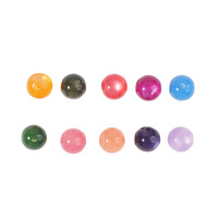 Perles de jade en plastique couleur soleil Yaopo, sensibles à la lumière UV, pour la fabrication de bijoux DIY, fournitures artisanales J7-064 CN