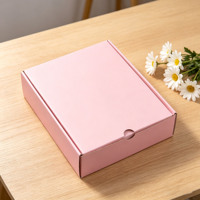 Boîte d'expédition ondulée écologique de qualité supérieure, personnalisable avec gaufrage et design couleur pour macarons, biscuits et cadeaux de luxe de boulangerie