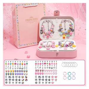 2025 Trendy Plastic <b>Adjustable</b> <b>Bracelet</b> Educational DIY Toy Set Fantasy Sci-Fi Theme Crystal Charms Double-Layer Jewelry Box - Product Image 6