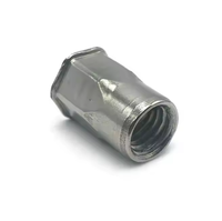 Terlaris mur paku keling kepala terbenam M3 M4 M5 M6 M8 M10 M12 kepala datar Knurled berulir kacang keling buta