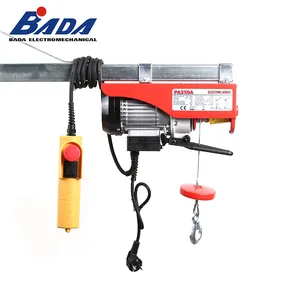 BADA Construction mini 100/200kg Grue à chaîne électrique 12/ 6m palan électrique à câble