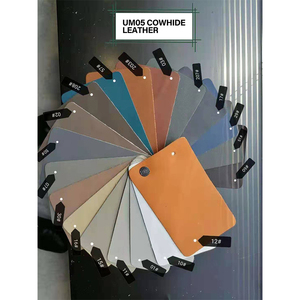 Échantillons de meubles personnalisés en cuir et tissus, échantillons de couleurs pour coussins rembourrés en cuir véritable, - Product Image 5