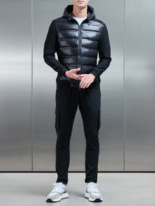 Vestes et Manteaux Hommes TN Nouveautés Logo Personnalisé <span class=keywords><strong>Doudoune</strong></span> Noire de Haute Qualité - Product Image 2