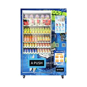 Distributeur automatique de libre-service de 24 heures de vente chaude pour des casse-croûte et la nourriture