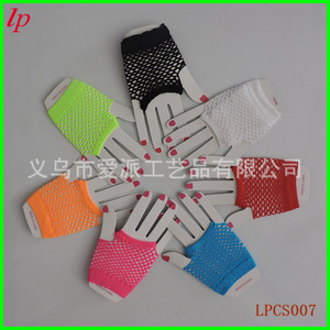 Mesh Short <b>Fishnet</b> Gloves Polyester Adult Party Halloween Accessory LPCS007 - Product Image 1