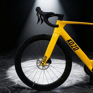 Vélo de route aérodynamique en fibre de carbone KOZO, vente en gros directe d'usine, 700C, Sensah 24S, frein à disque hydraulique, léger, course, OEM KOZO-SENSAH 24 C - Product Image 2