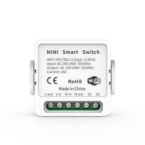 Geagood Tuya WiFi Relay Switch Module Dry <strong>Contact</strong> 1 Channel Alexa <strong>Google</strong> Home Smart Life <strong>App</strong> DC 12/24V AC 100-240V Max 220V - Product Image 1