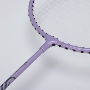 ชุดแร็กเกตโลหะผสมเหล็กที่ทนทานแบบมืออาชีพมีด้ามจับฟองน้ำขาวดำน้ำหนักเบาสำหรับฝึกหัดมือใหม่ - Product Image 3