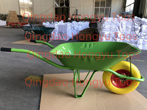 รถเข็นงานหนักสำหรับงานก่อสร้าง รุ่น WB6200 สำหรับตลาดโอมาน ซาอุดีอาระเบีย และกาตาร์ พร้อมล้อโฟม PU ขนาด 400-8 รับน้ำหนักได้ 150 กิโลกรัม - Product Image 4