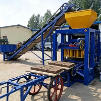 Machine à briques creuses en ciment, machine à fabriquer des briques creuses, machine à mouler des briques en ciment à base de cendres volantes et de sable, robuste et facile à utiliser