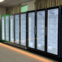 Supermarché Vitrine Réfrigérateurs Commercial Boissons Bière Légumes Fruits Gâteau Alimentaire Fleur Fromage Yaourt Lait Présentoir Congélateur