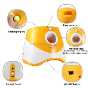 Super Offerta Lancia Palline Automatico Ricaricabile Tramite USB per Cani di Piccola Taglia, Gittata 3-9 Metri, Lanciatore di Palline da Tennis per Animali Domestici per Interni ed Esterni - Product Image 3