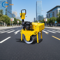 Compacteur routier vibrant autoporté 500 kg avec moteur et pièces de rechange
