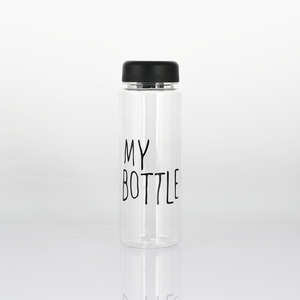500ML portátil plástico libre de BPA personalizado transparente barato botella de agua de Deportes <span class=keywords><strong>para</strong></span> el regalo promocional - Product Image 1