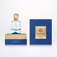 Emballage de bouteille vide de surface d'estampage à chaud de forme carrée personnalisable emballage de cadeau de boîte de parfum de papier de luxe de 30ml 50ml 100ml