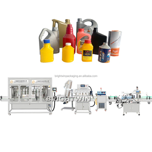 Brightwin fabrique une machine <span class=keywords><strong>de</strong></span> remplissage <span class=keywords><strong>de</strong></span> grandes bouteilles d'huile <span class=keywords><strong>de</strong></span> lubrification d'huile <span class=keywords><strong>de</strong></span> <span class=keywords><strong>frein</strong></span> automatique machine d'étiquetage <span class=keywords><strong>de</strong></span> capsulage avec vidéo - Product Image 4