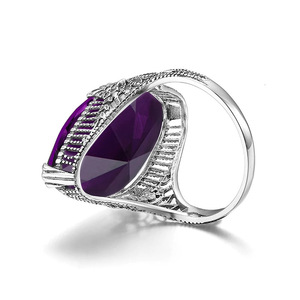 Luxury Marquise <b>Statement</b> <b>Ring</b> for Women Fashion Finger Jewelry - Product Image 4