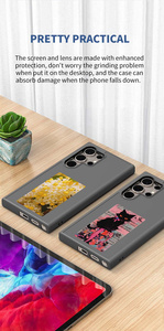 Hot Bán Mryes Sang Trọng Thông Minh HD E Ink Màn Hình Hiển Thị Trường Hợp Điện Thoại Đối Với <span class=keywords><strong>Samsung</strong></span> S24 23 Siêu NFC 4 Màu Kỹ Thuật Số Di Động Bìa - Product Image 3