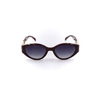Lunettes de soleil rétro œil de chat pour femmes avec chaîne dorée décorative, protection UV400, style vintage, logo personnalisé, lunettes de soleil œil de chat surdimensionnées