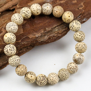 Star Moon Bodhi 9.5mm Round Beads Single Strand <b>Bracelet</b> Unisex Everyday Wear - Product Image 2