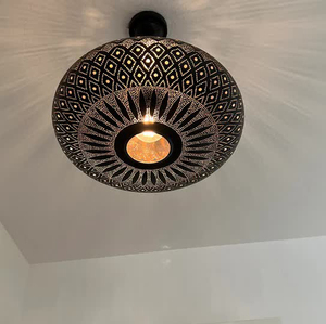 Grande lanterne de lustre marocain - Product Image 1