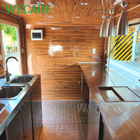 Camion de restauration mobile Wecare Street, pizza, glace, burgers, style vintage, fabrication de pizzas, cuisine entièrement équipée, Foodtruck EU