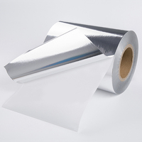 Hot Melt Rouleaux ou feuilles personnalisés en gros Film auto-adhésif PET en argent mat