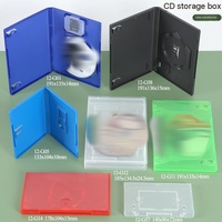 Porte-cartes multifonction personnalisé en usine, étui à clapet pour badge d'identification, boîte de rangement transparente en PP pour cartes RFID, cartes IC intelligentes, cartes USB, cartes SIM, cartes PCB