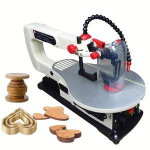 Mini Desktop Electric Woodworking Scroll Wire Pull Flower <b>Saw</b> Multi-Function Jig <b>Saw</b> Pipe Cutting Machine Motor <b>Plastic</b> Loader - Product Image 6