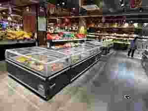 Vitrinas refrigeradas para puertas de vidrio refrigeradas por aire de temperatura única comercial Equipo de mostrador de escaparate - Product Image 6