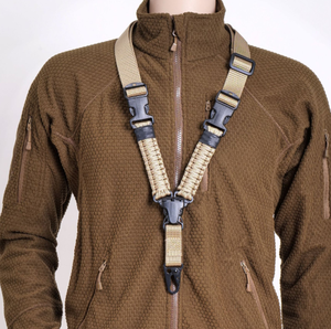 Corde tressée DFR1212 pour dispositifs tactiques d'extérieur, à dégagement rapide, fixation et maintien, noir, kaki, camouflage - Product Image 6