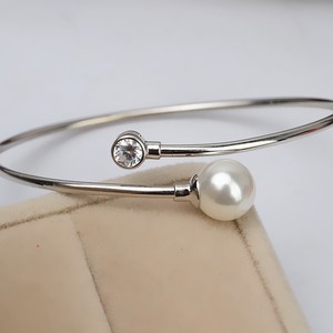 Bracelet élastique en argent S925, bague pour femme, bijoux de mode DIY avec plateau à perles vide, bracelets en cristal semi-finis, joncs - Product Image 4