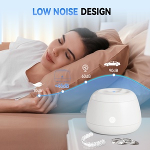 NOUVEAU Nettoyeur dentaire ultrasonique domestique étanche IPX7 48 kHz avec quatre lampes UV pour un nettoyage en profondeur des prothèses dentaires, des appareils orthodontiques et des gouttières de rétention - Product Image 6