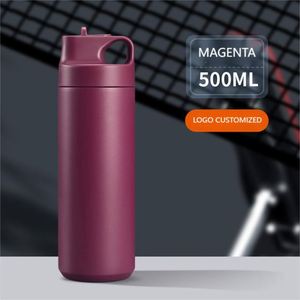 Hot Sales 500ml Portable Double Wall Stainless Steel Vacuum Flask Custom Logo <b>Thermos</b> Water Bottle/Coffee <b>Cup</b> for Business Gifts - Product Image 5