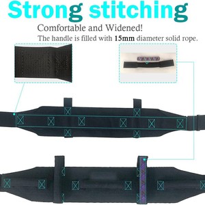 Ceinture de mobilité pour patients avec poignées, taille L, en nylon, pour personnes âgées et handicapées - Product Image 3