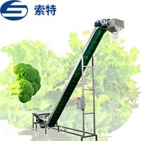 Ligne d'élevage et de lavage pré-impulsionnement pour pommes de terre, fruits et légumes - 500 kg, motorisée, en acier inoxydable SUS 304/316, haute capacité, commande automatique