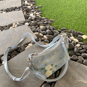 Bolso de mano con bordado de cuentas de perlas y <span class=keywords><strong>lentejuelas</strong></span> florales, bolso de hombro con cremallera de estilo chino Retro para mujer, adecuado para vacaciones - Product Image 5